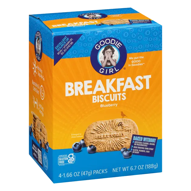 Gluten Free Blueberry Breakfast Biscuits