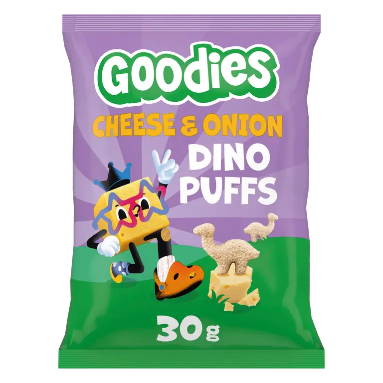 Dino Puffs Cheese And Onion