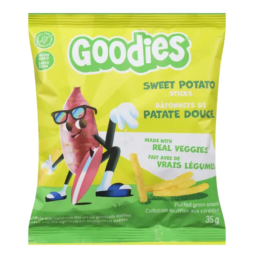 Puffed Grain Snack Sweet Potato Sticks for 4+ 35 g