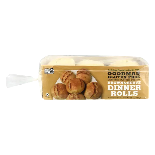 Gluten Free Brown & Serve Dinner Rolls - 6 ct
