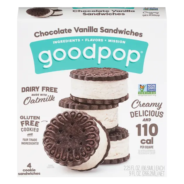 Chocolate Vanilla Cookie Sandwiches