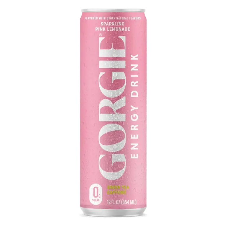 Gorgie Pink Lemonade Energy Drink, 12 fl oz