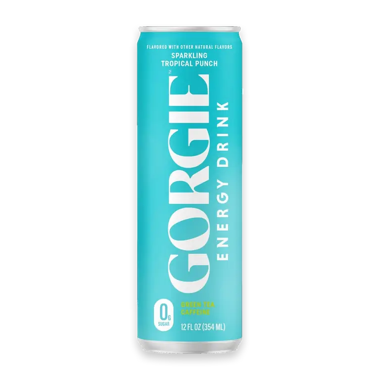 © Sparkling Energy Drink Tropical Punch Can