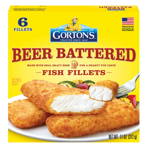 Beer Battered Fish Fillets - 6 ct Frozen