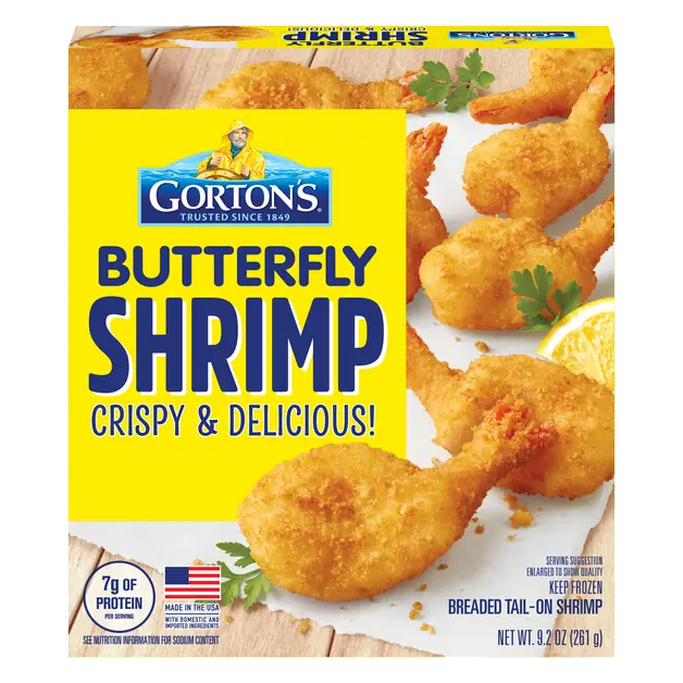 Breaded Butterfly Shrimp Frozen