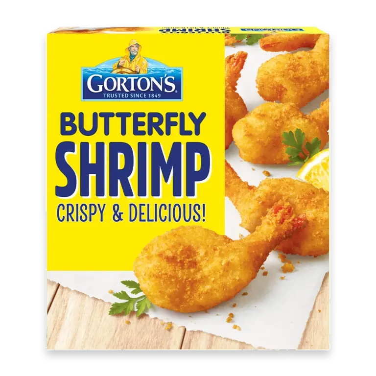 Butterfly Shrimp, Breaded with Crunchy Panko Breadcrumbs, Frozen