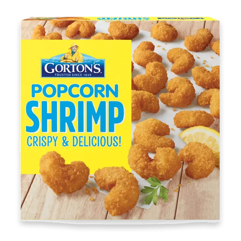 Popcorn Shrimp, Whole Tail-Off Shrimp, Breaded with Crunchy Panko Breadcrumbs, Frozen