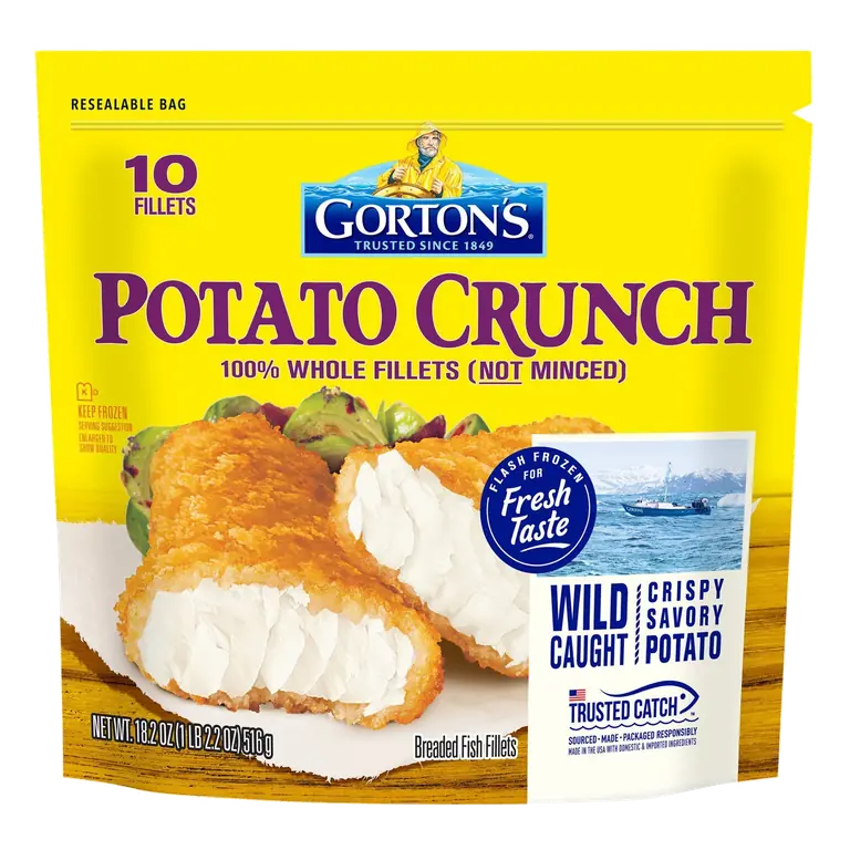Potato Crunch Breaded Fish Fillets