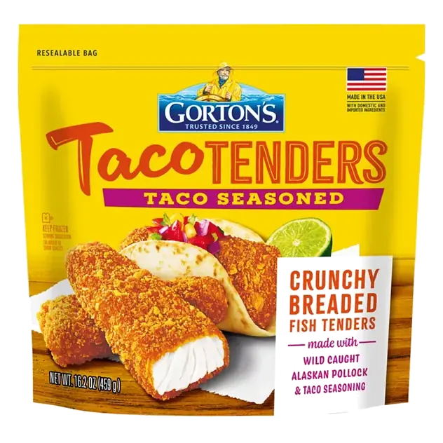 Taco Tenders Crunchy Breaded Taco Seasoned Fish Tenders