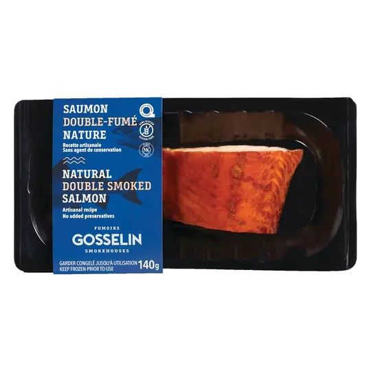Frozen Double Smoked Salmon 140 g