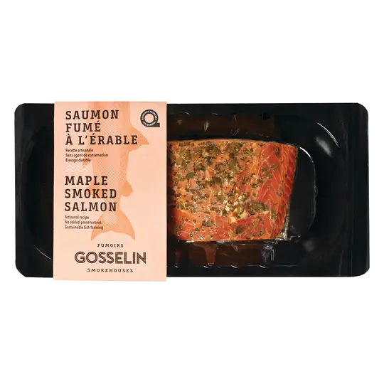 Frozen Maple Hot Smoked Salmon 140 g