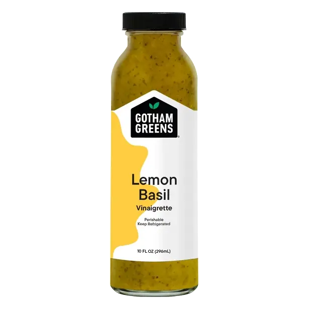Gotham Greens Lemon Basil Vinaigrette Dressing, 10 fl oz
