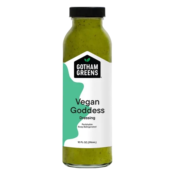 Gotham Greens Vegan Goddess Salad Dressing, 10oz: Dairy-Free, Gluten-Free, B Corp Certified
