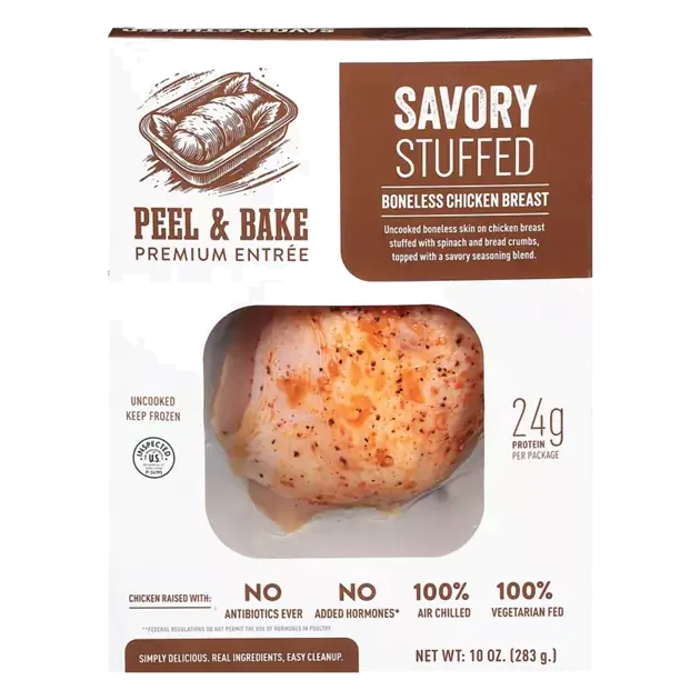 Boneless Savory Stuffed Chicken Breast