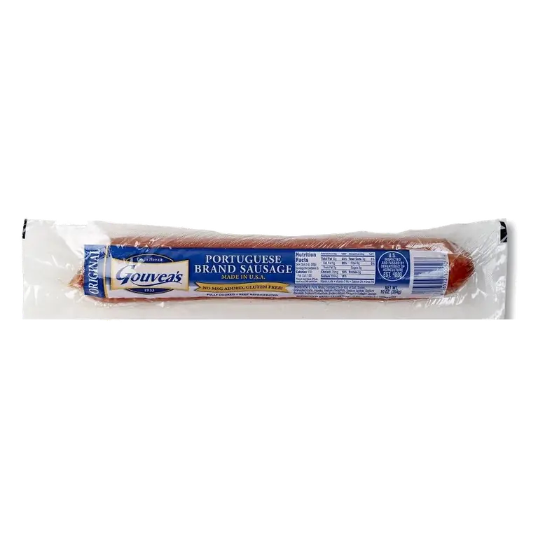Gouveas Portuguese Brand Mild Sausage, 10oz: Pork