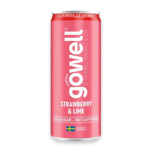 Gowell Jordgubb Lime Funktionsdryck