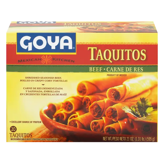 Beef Taquitos - 20 ct Frozen
