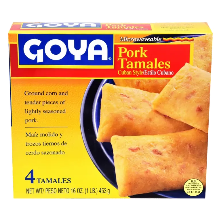 Goya Cuban Style Pork Tamales, 16oz/4ct