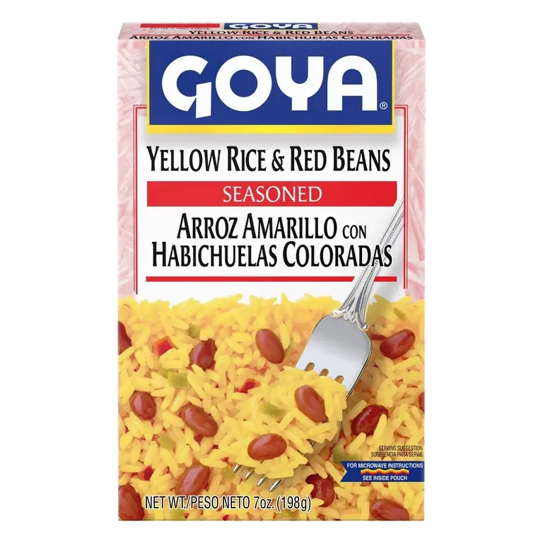 GOYA Seasoned Yellow Rice and Red Beans, 7oz