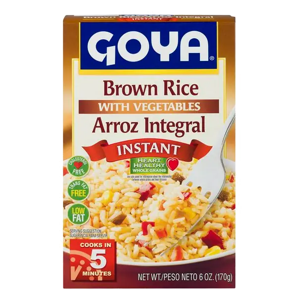 Instant Whole Grain Brown Rice with Vegetables