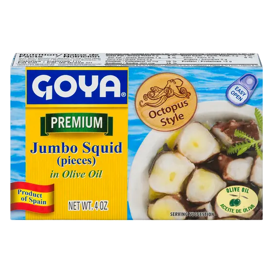 Jumbo Squid in Olive Oil