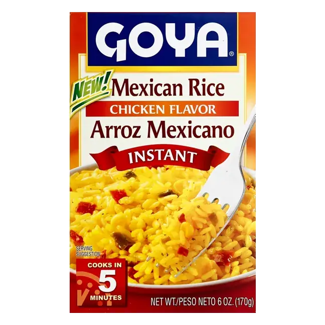 Mexican Rice, Instant, Chicken Flavor