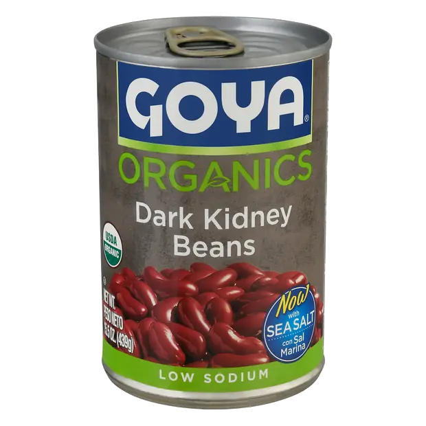 Organics Low Sodium Dark Kidney Beans