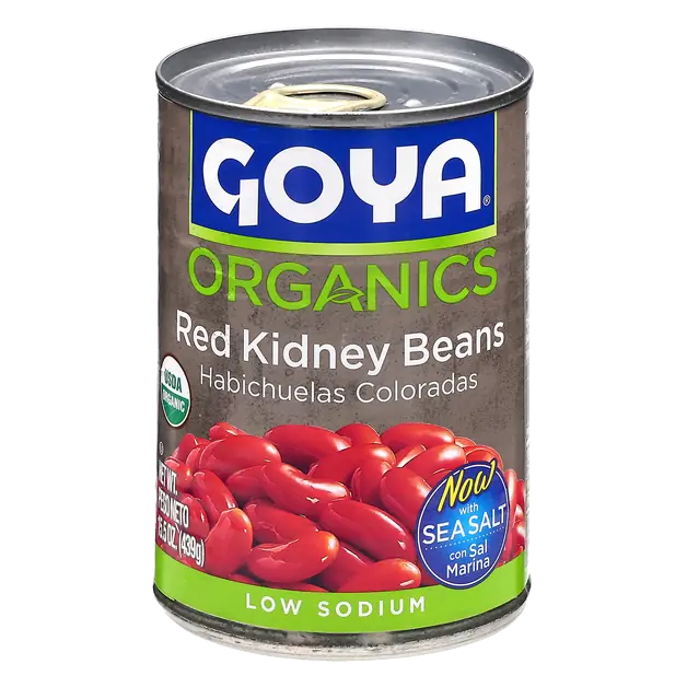 Organics Low Sodium Red Kidney Beans