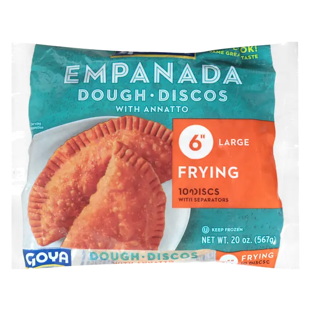 Pastry Dough (Discos) Empanada Yellow Frozen - 10 ct