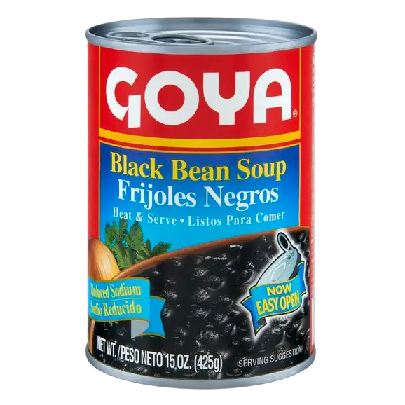 Reduced Sodium Black Bean Soup