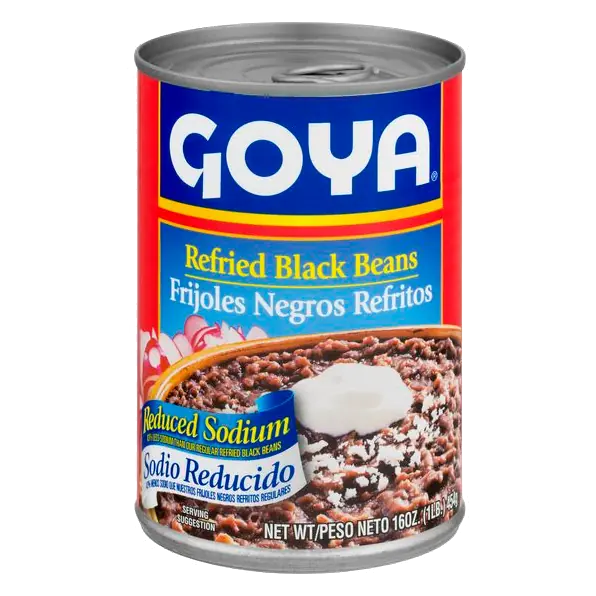 Reduced Sodium Refried Black Beans