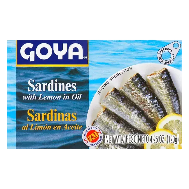 Sardines, with Lemon in Oil