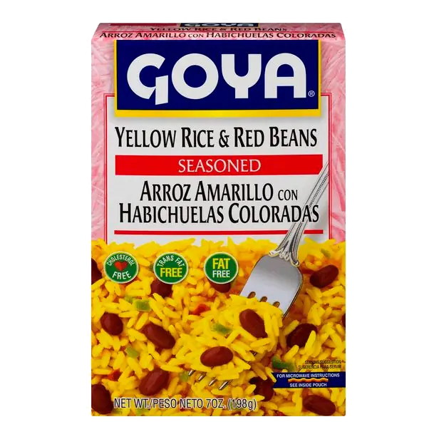 Seasoned Yellow Rice & Red Beans