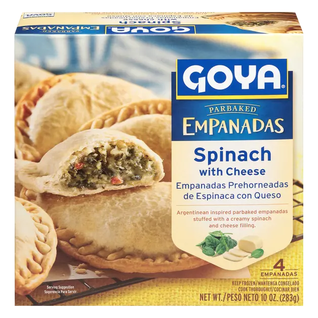 Spinach Empanadas with Cheese - 4 ct Frozen