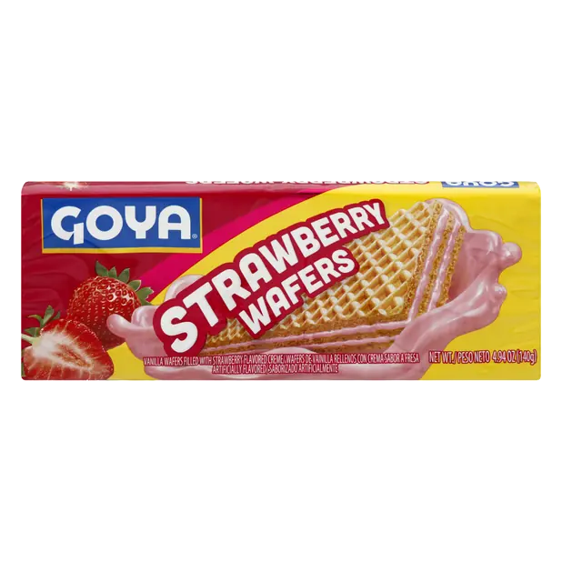 Strawberry Wafer Cookies