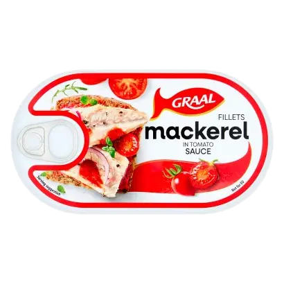 Mackerel Fillets in Tomato Sauce