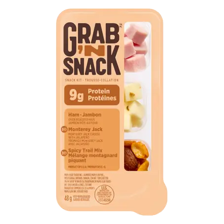 Grab'N Snack Snack Kit Ham Cheese And Trail Mix 48 g