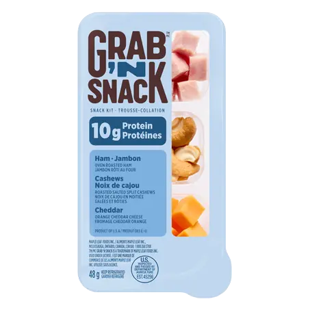 Grab'N Snack Snack Kit Oven Roasted Ham Cashew and Cheddar 96 g
