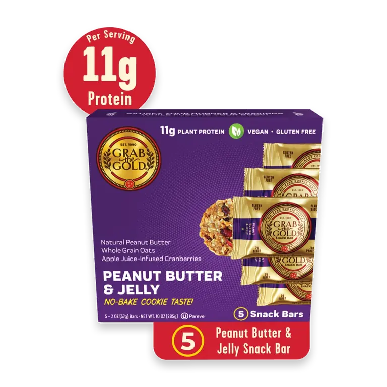 Peanut Butter & Jelly Snack Bars