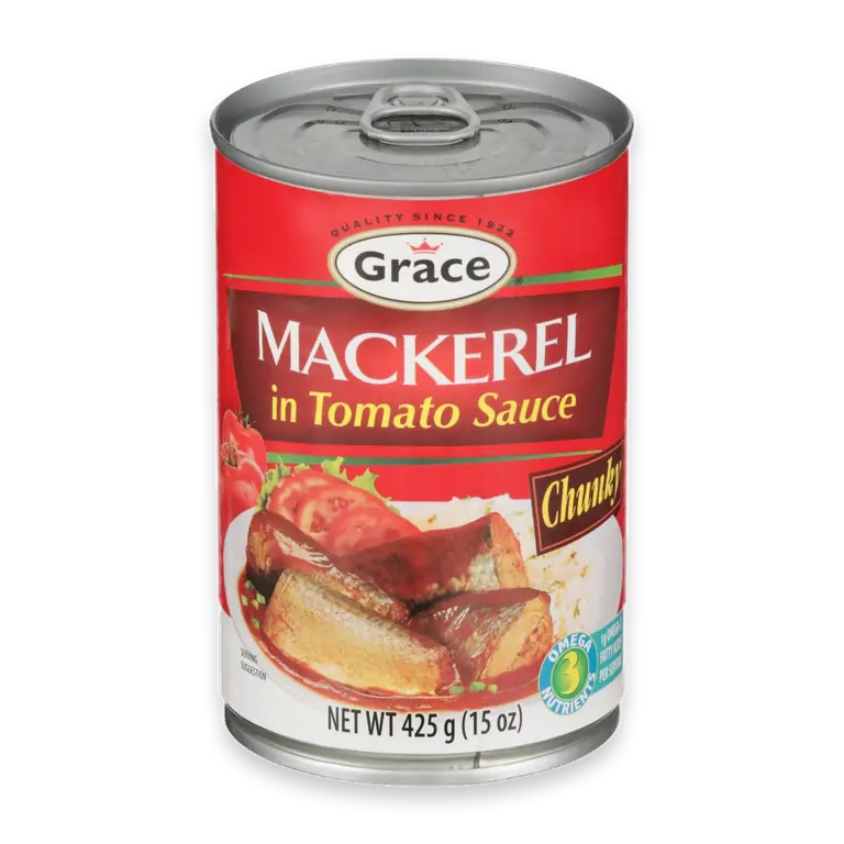 Chunky Mackerel in Tomato Sauce 24 x 15 ounces (425g) Can