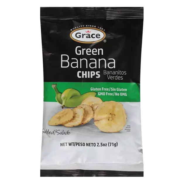 Green Banana Chips, Salted