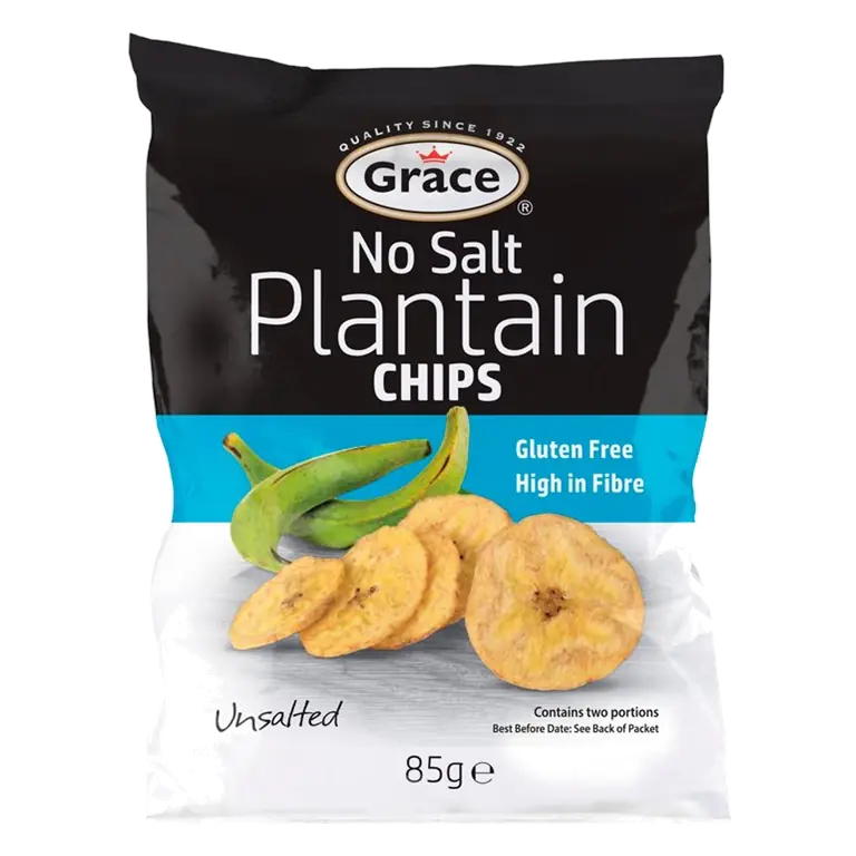 Plantain Chips No Salt 85g