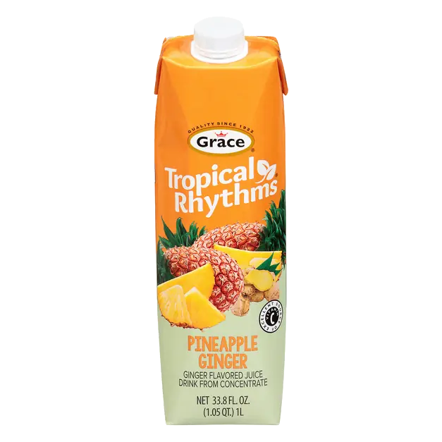 Tropical Rhythms Pineapple Ginger Juice Drink