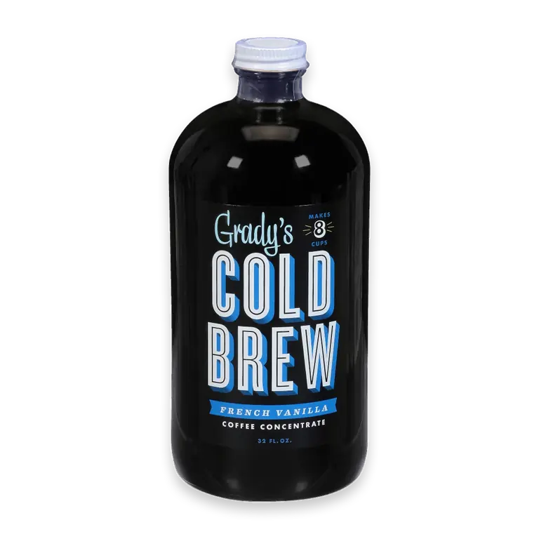 Grady's French Vanilla Cold Brew Coffee Concentrate