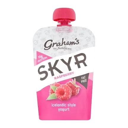 Dairy Raspberry Fat Free Icelandic Yogurt Single