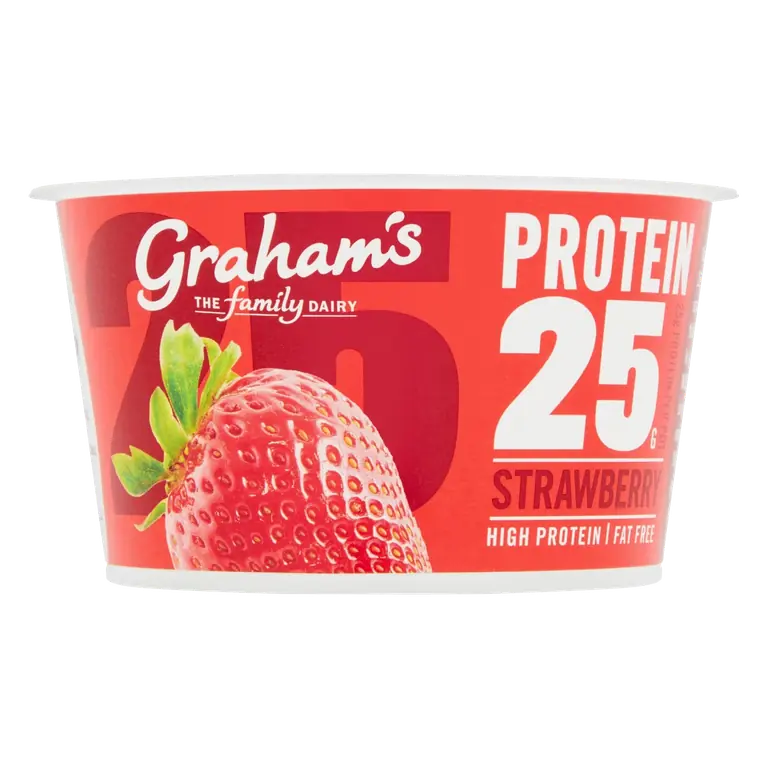 Graham's The Family Dairy Protein 25g Strawberry Yogurt 200g
