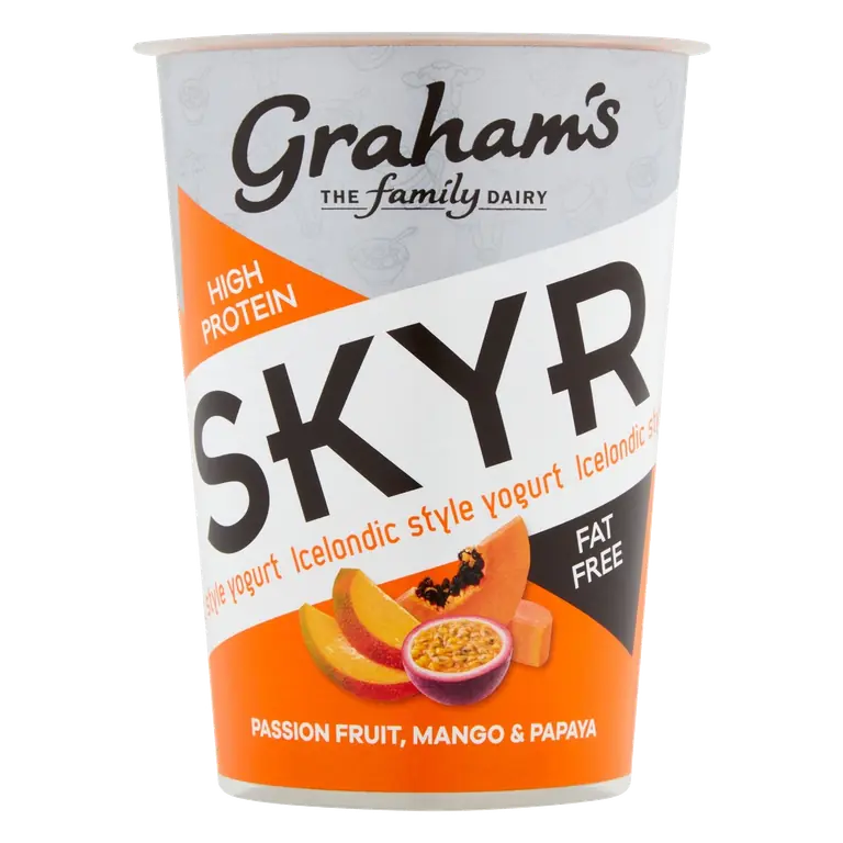 Skyr Passion Fruit, Mango & Papaya Yogurt