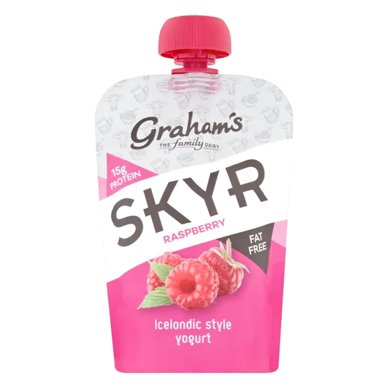 Skyr Raspberry Icelandic Style Yogurt Pouch 150g