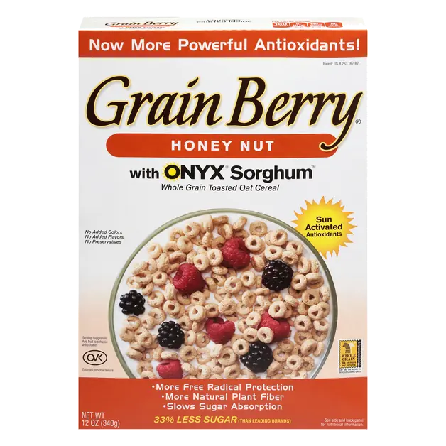 Honey Nut with ONYX Sorghum Whole Grain Toasted Oat Cereal