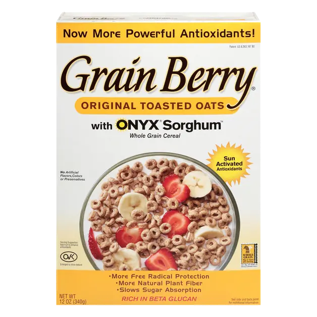 Original Toasted Oats with ONYX Sorghum Whole Grain Cereal